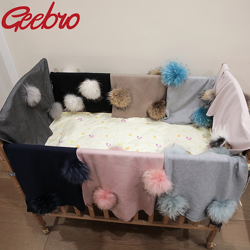 Baby Swaddle Blanket - Geebro yenidoğan sıcak yün kundaklama battaniye