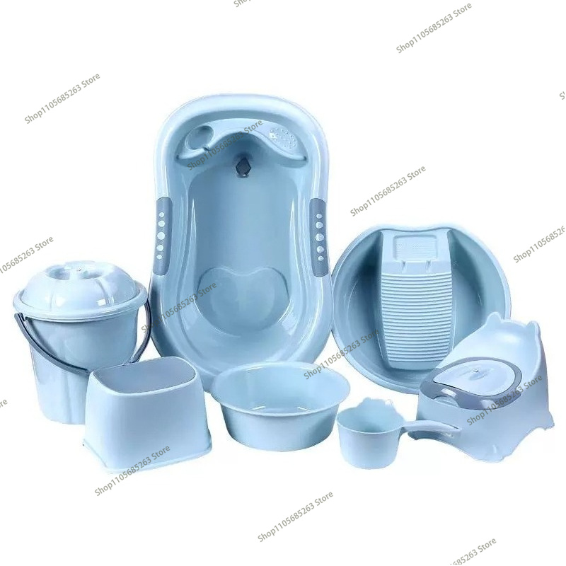 Baby Products For Bathing - Bebek Küveti Seti Geliştirilmiş Plastik Banyo