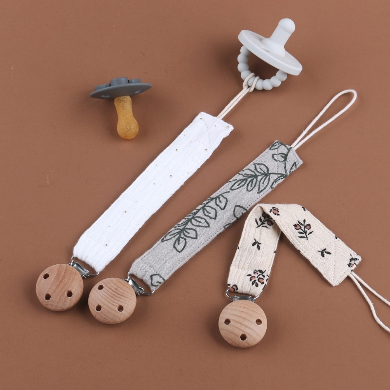 Baby Products Essentials - Pamuklu Bez Emzik Klip Bebek Diş