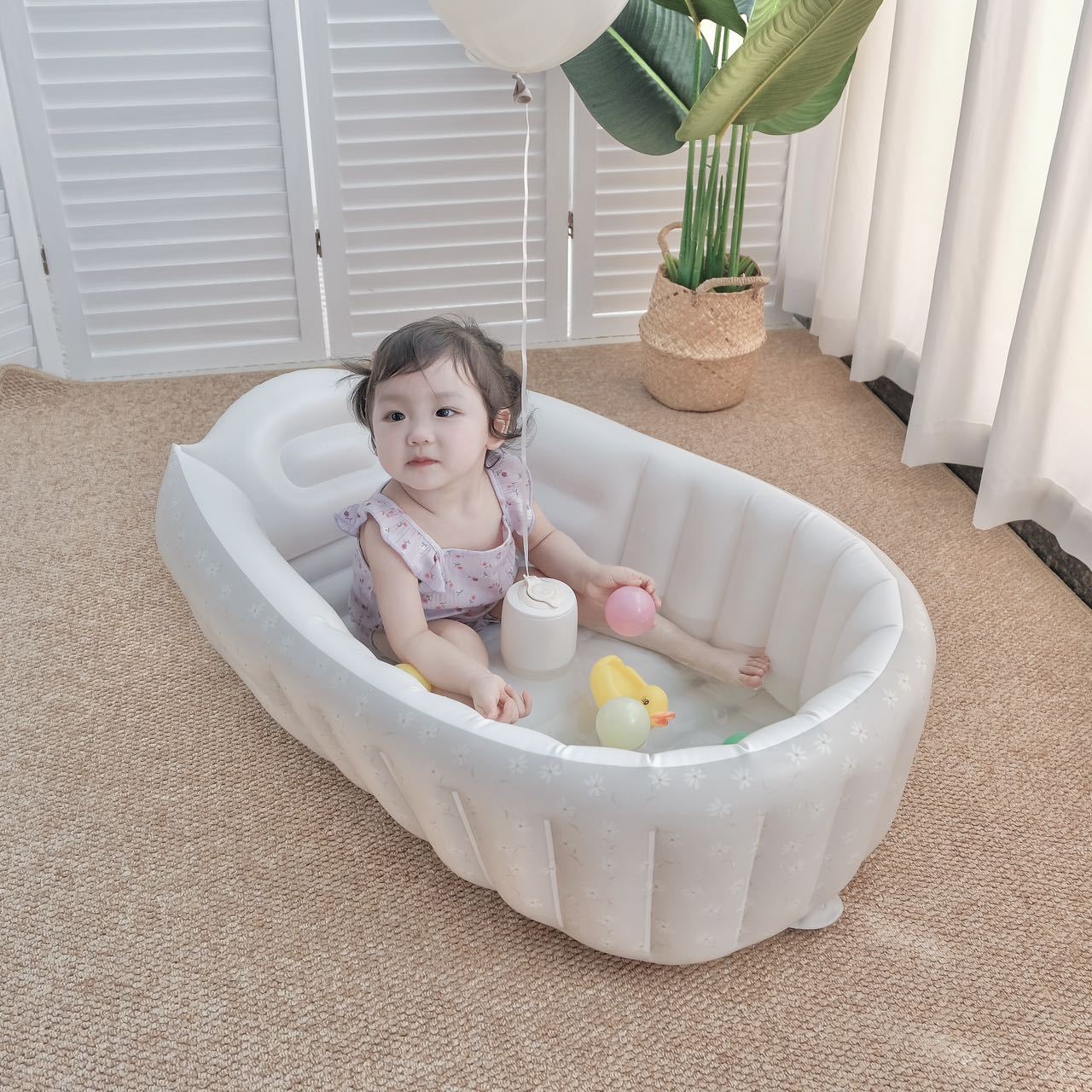 Baby Products For Bathing - 1 adet karikatür şişme küvet çocuklar