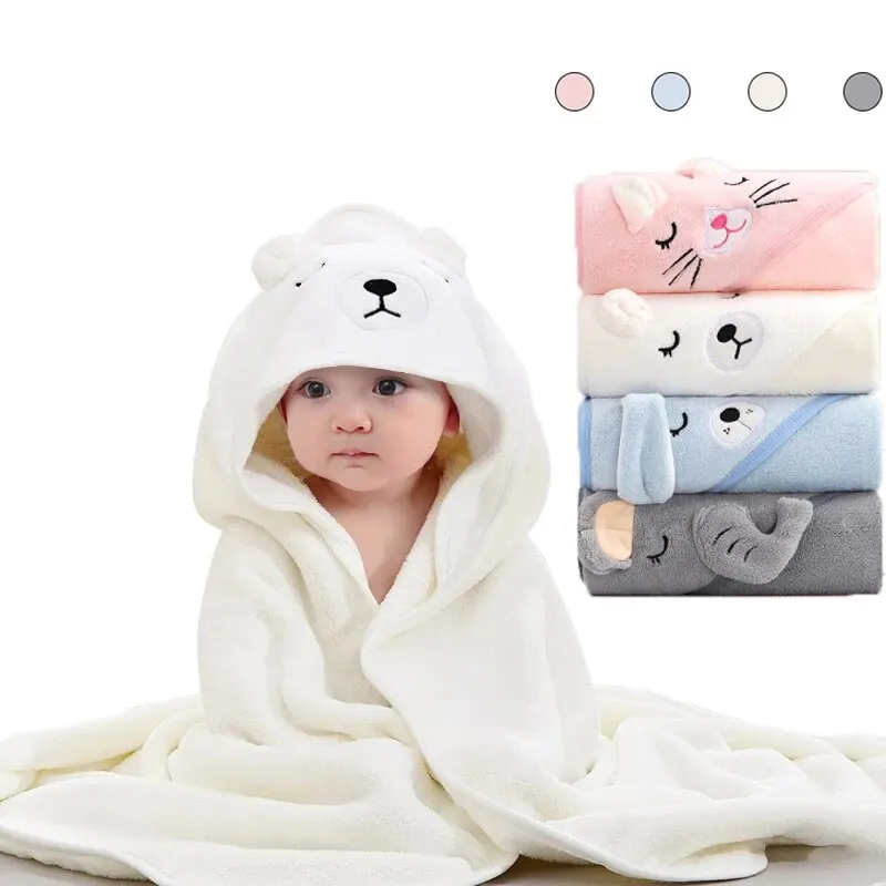 Baby Swaddle Blanket - Yürümeye başlayan bornoz bebek banyo havlusu