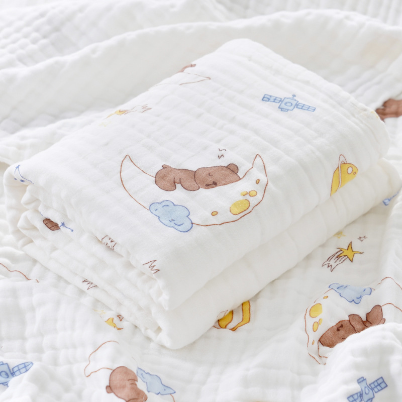 Baby Products For Bathing - Bebek banyo havlusu pamuklu dört katmanlı