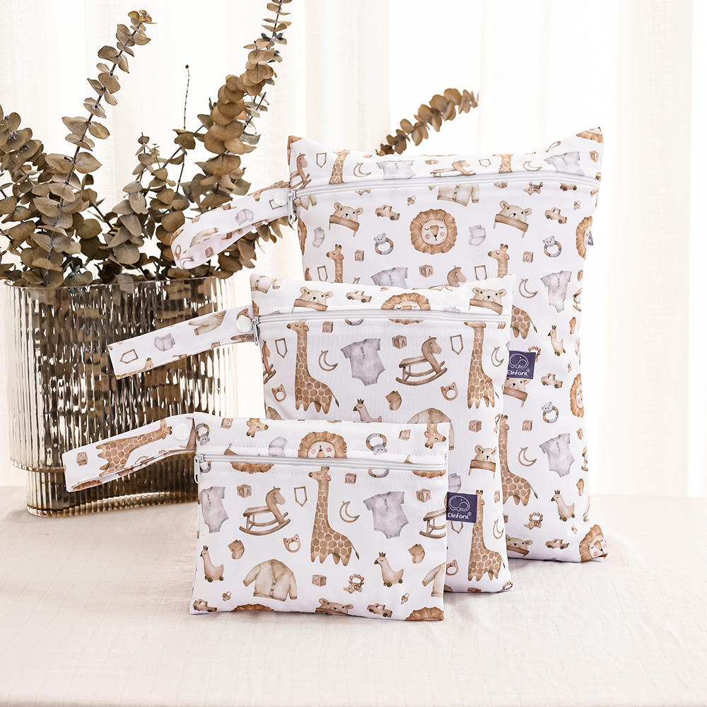 Baby Products Newborn - Elinfant 3PCS Seyahat Yıkama Kozmetik Çantası
