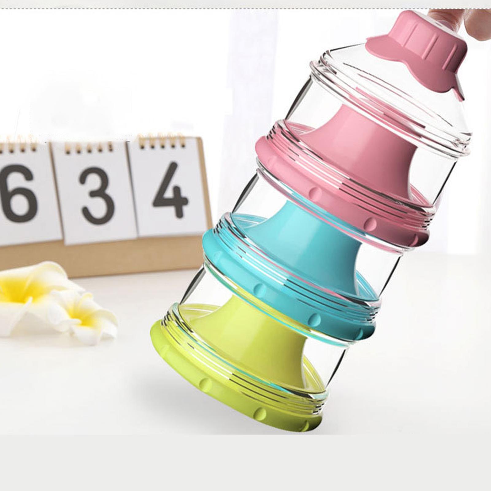 Baby Products Distributor - 3 Katlı Bebek Süt Tozu Kapları