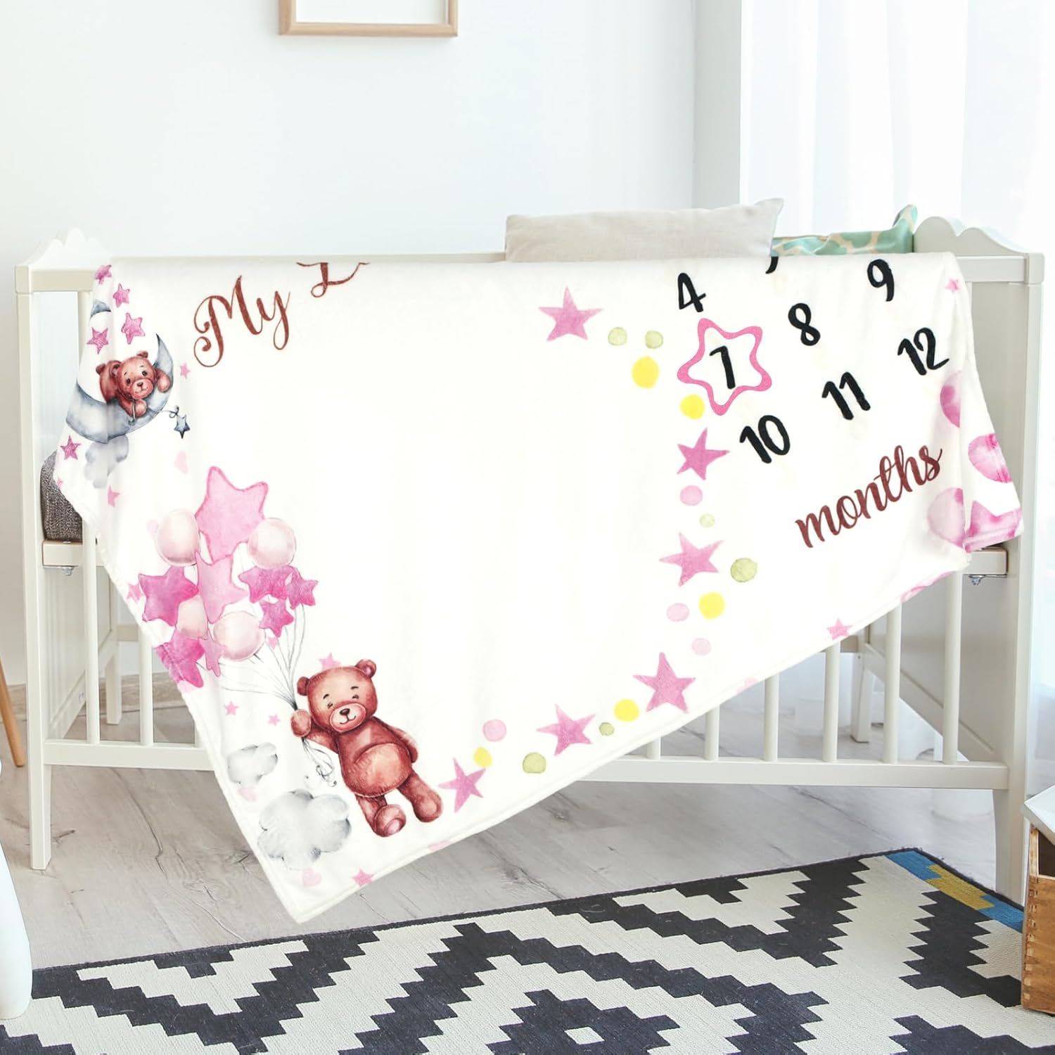 VIKAMA Aylık Bebek Büyüme Döne - Baby Swaddle Blanket incelemesi ve fiyatı