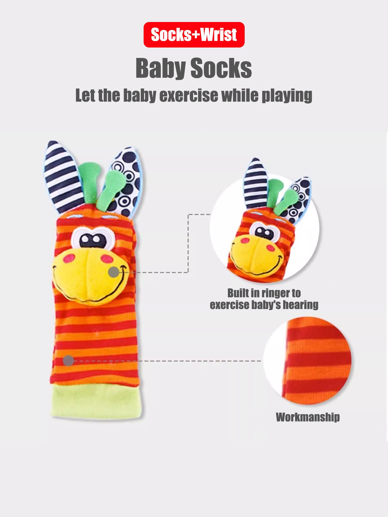 4 adet/takım bebek bebek bilek - Baby Rattle Toy Set incelemesi ve fiyatı