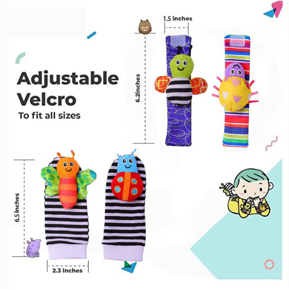 4 adet Bebek Çıngırak Oyuncakl - Baby Rattle Toy Set incelemesi ve fiyatı