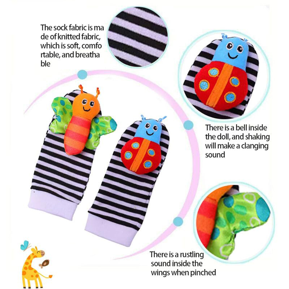 4 adet Bebek Çıngırak Oyuncakl - Baby Rattle Toy Set incelemesi ve fiyatı