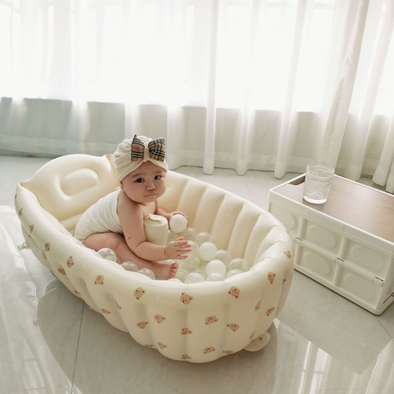 1 adet karikatür şişme küvet ç - Baby Products For Bathing incelemesi ve fiyatı