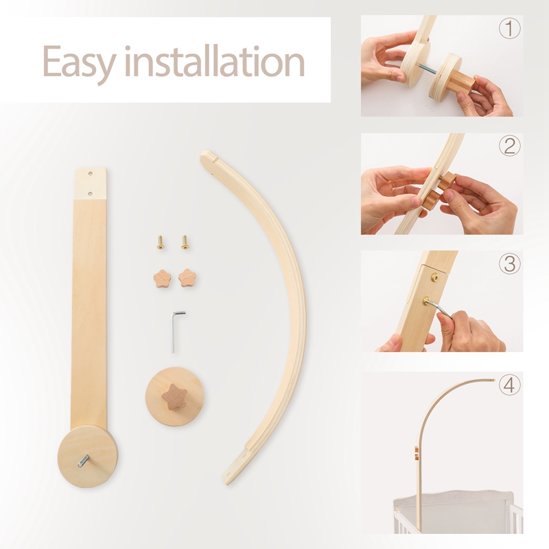 Bebek Ahşap Yatak Çan Braketi  - Baby Rattle Toy Set incelemesi ve fiyatı