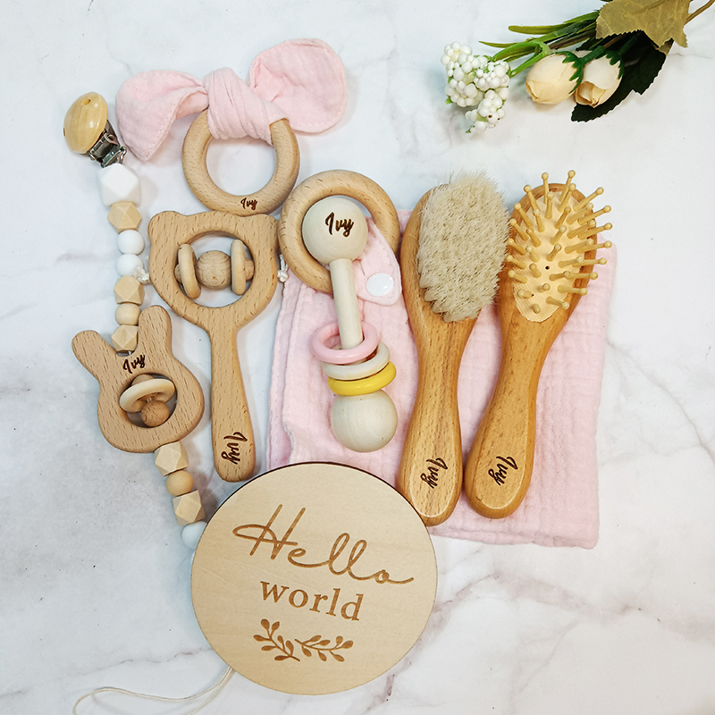 8 adet Özel Ad Yenidoğan Banyo - Baby Rattle Toy Set incelemesi ve fiyatı